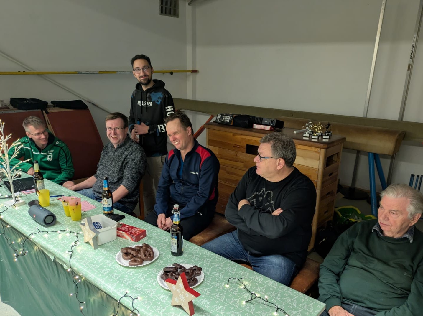 Meist gute Laune beim Orga-Team